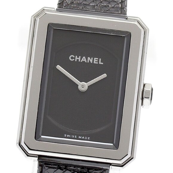 CHANEL Boyfriend tweed H5317 black Dial Quartz Ladies Watch_878157 - Picture 1 of 7